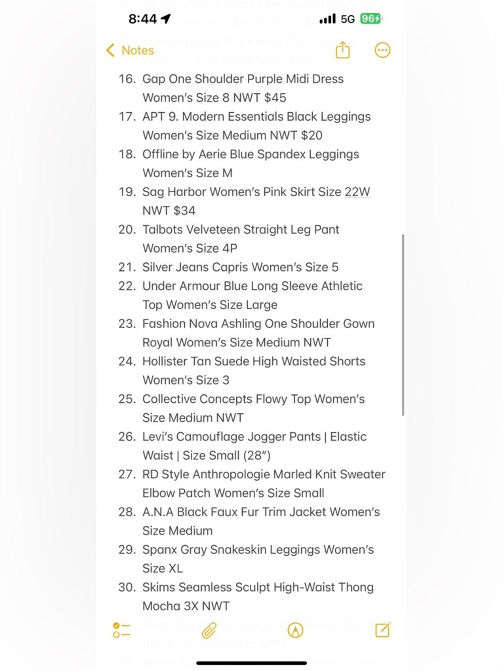 Lululemon, Athleta, Skims NWT 40 Piece Women’s Reseller Box Wholesale Bundle - Picture 10 of 11